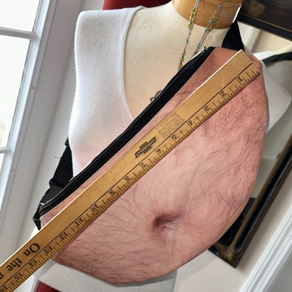 Fanny Pack Fun Dad bod Body bare beer belly Crossbody waist bag travel - Picture 8 of 10